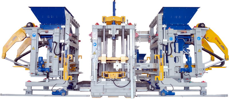 QGM Zn2000-2c ذہین ٹیلنگز اینٹ بنانے والی مشین - ہر ٹیلنگز کو سبز بارودی سرنگوں کے لئے 